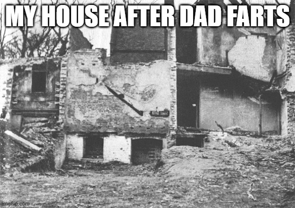 my house after dad farts | MY HOUSE AFTER DAD FARTS | image tagged in lol | made w/ Imgflip meme maker