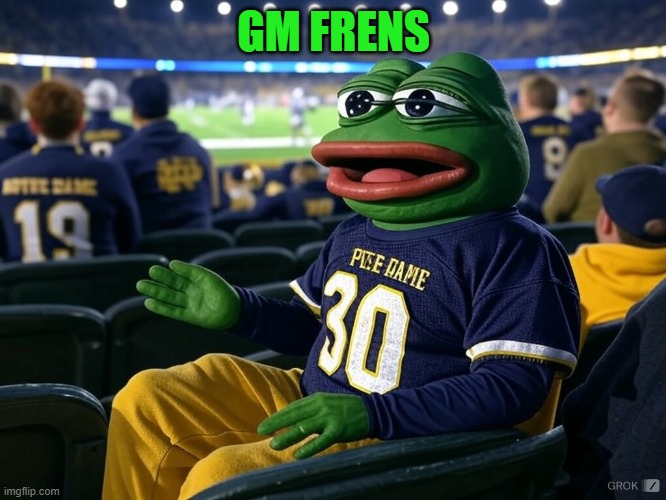 GM | GM FRENS | image tagged in gm,rare pepe,notre dame | made w/ Imgflip meme maker