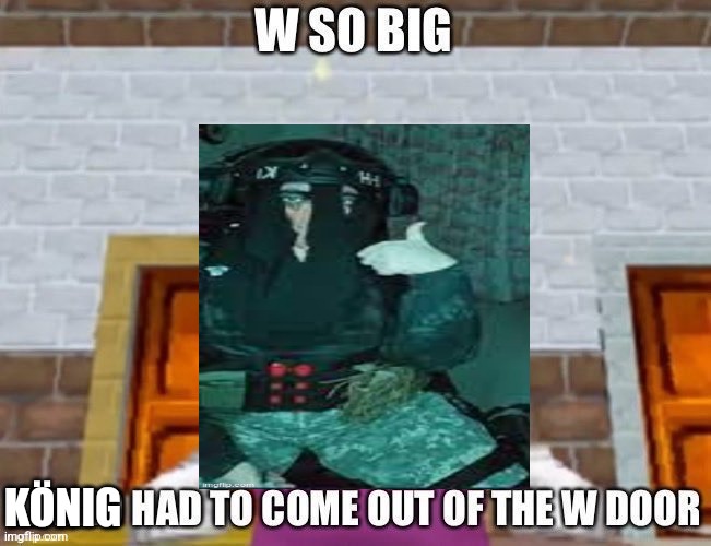 W so big Wario | KÖNIG | image tagged in w so big wario | made w/ Imgflip meme maker