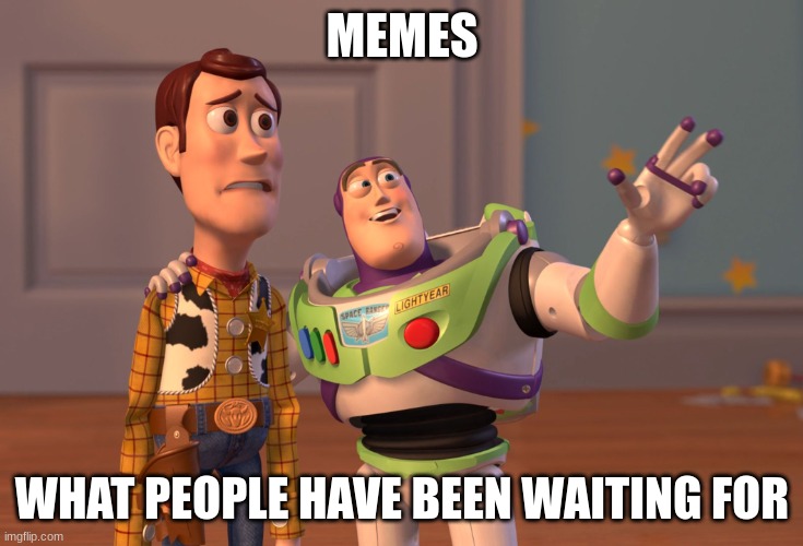 X, X Everywhere | MEMES; WHAT PEOPLE HAVE BEEN WAITING FOR | image tagged in memes,x x everywhere | made w/ Imgflip meme maker
