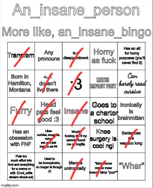 An_insane_bingo (December 2024) | image tagged in an_insane_bingo december 2024 | made w/ Imgflip meme maker