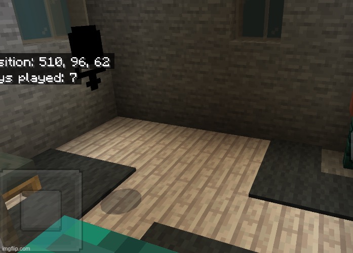 Divvy’s room in Minecraft :o | made w/ Imgflip meme maker