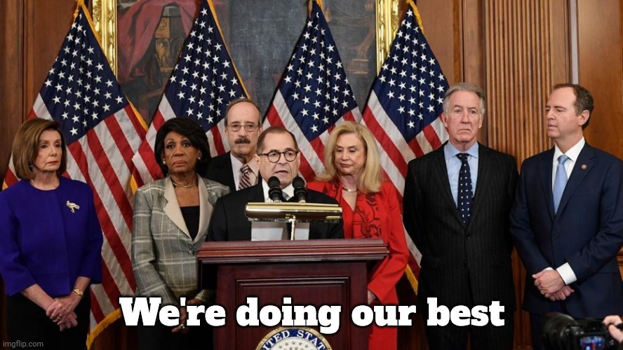 House Democrats | We're doing our best | image tagged in house democrats | made w/ Imgflip meme maker