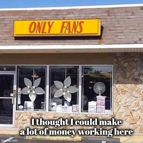I thought I could make a lot of money working here | made w/ Imgflip meme maker