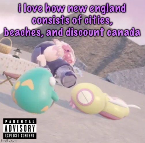 men will see this and think “hell yeah” | i love how new england consists of cities, beaches, and discount canada | image tagged in men will see this and think hell yeah,cinnabox announcement | made w/ Imgflip meme maker