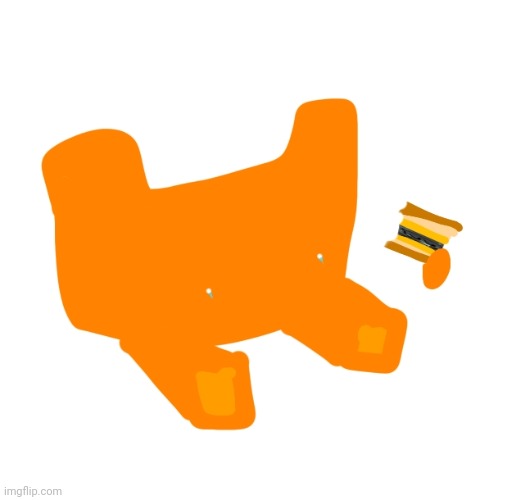 fungug eating a cheese and fish sandwich crying. | image tagged in fungug eating a cheese and fish sandwich crying | made w/ Imgflip meme maker