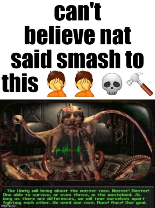 image tagged in can't believe nat said smash to this | made w/ Imgflip meme maker
