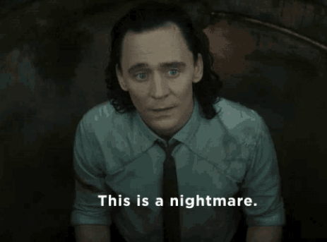 Loki This Is A Nightmare Blank Meme Template