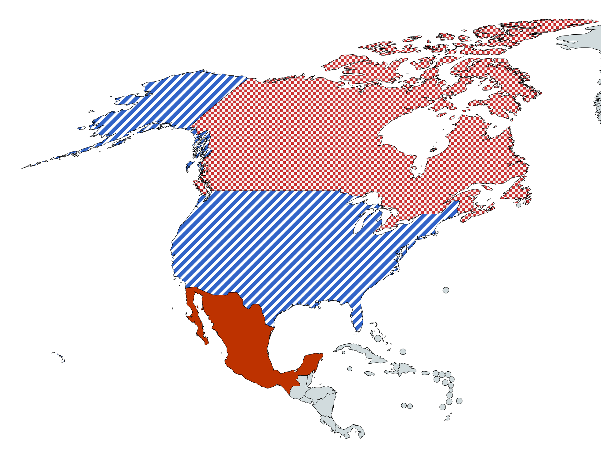 North America Map Blank Meme Template