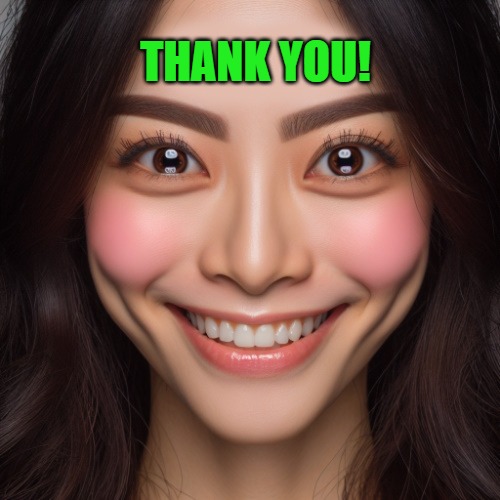 i know right? | THANK YOU! | image tagged in i know right | made w/ Imgflip meme maker