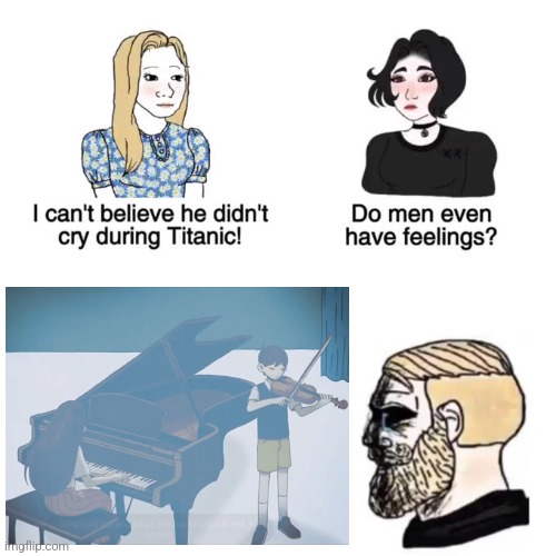 i can hear the song through the image | image tagged in i cant believe he didnt cry,omori,if you know you know,memes,true | made w/ Imgflip meme maker