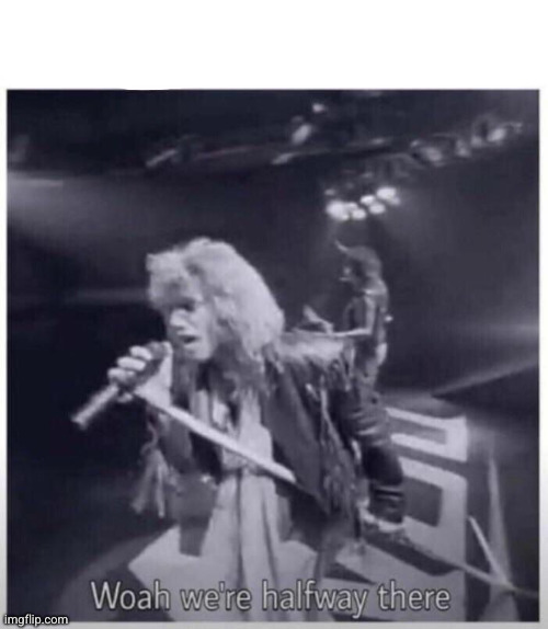 Non Jovi halfway there | image tagged in non jovi halfway there | made w/ Imgflip meme maker