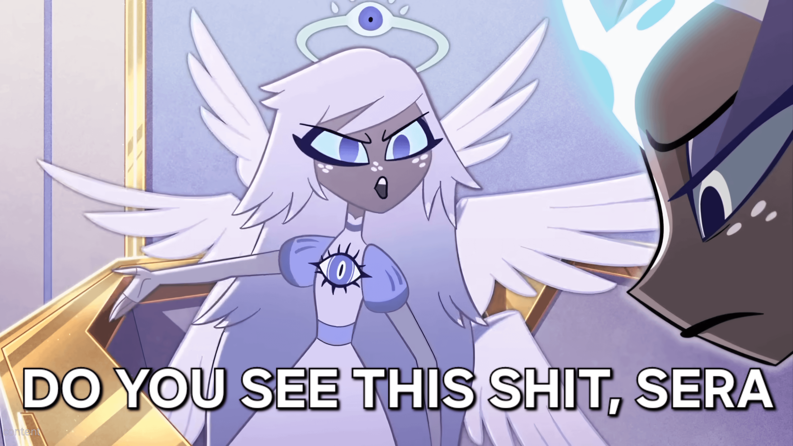 Sera is disappointed in you Blank Meme Template