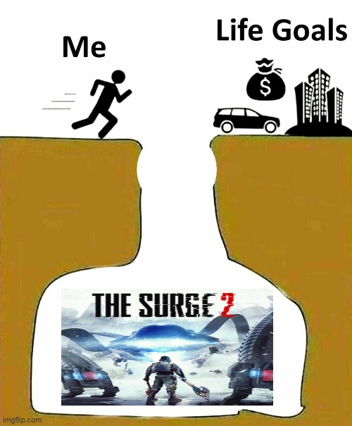 Life Goals | image tagged in life goals,the surge | made w/ Imgflip meme maker