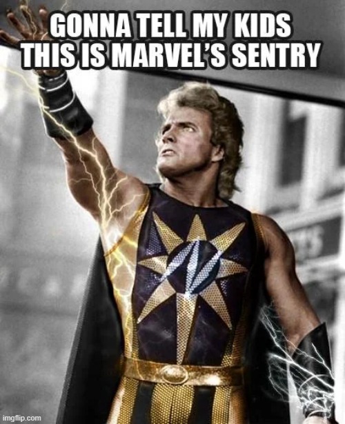 It's Sentry! | image tagged in thunderbolts | made w/ Imgflip meme maker