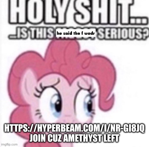 https://hyperbeam.com/i/NR-GI8jq (we listening to Glorb and others) | HTTPS://HYPERBEAM.COM/I/NR-GI8JQ JOIN CUZ AMETHYST LEFT | image tagged in reaction image ig | made w/ Imgflip meme maker