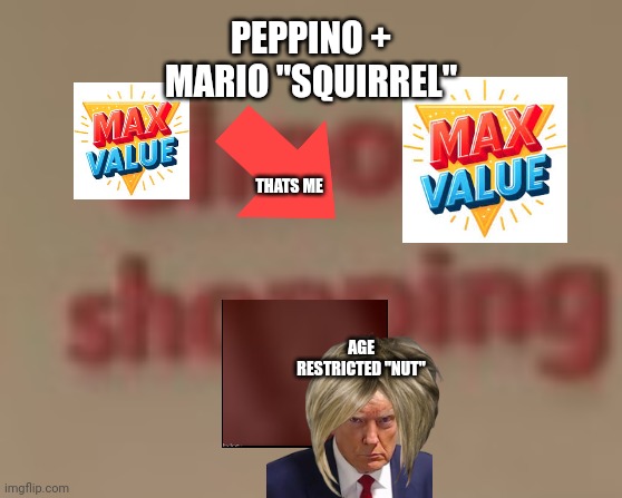 IF MY FAVORITE VIDEO GETS AGE RESTRICTED Peppino and Mario Co-Op in Pizza Tower | PEPPINO + MARIO "SQUIRREL"; THATS ME; AGE RESTRICTED "NUT" | image tagged in youtube | made w/ Imgflip meme maker