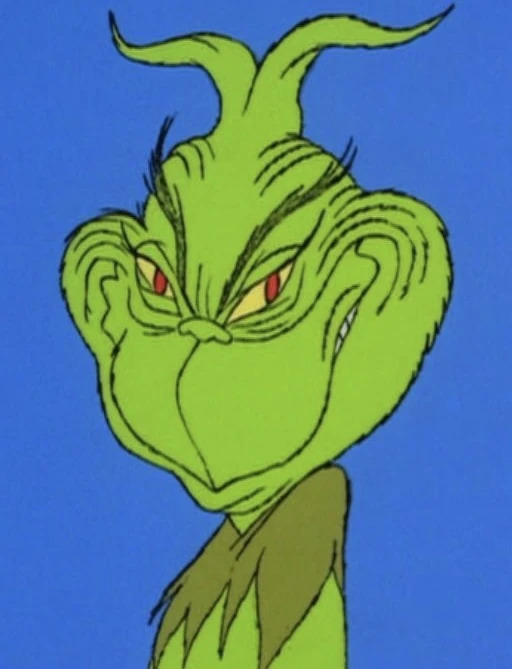 Grinch Smile Blank Meme Template