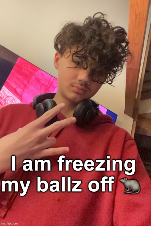 I am freezing my ballz off 🐀 | made w/ Imgflip meme maker