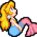 peach ariel pose Meme Template