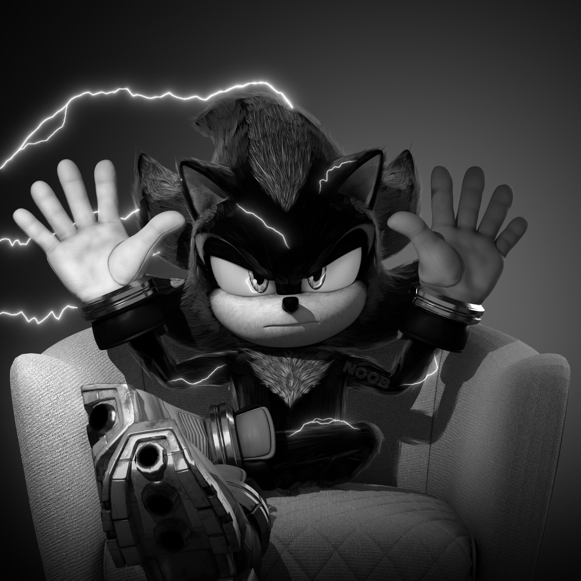 Shadow Absolute Cinema Blank Meme Template