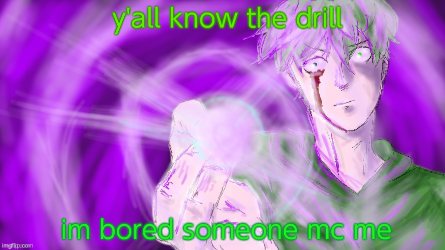Radium Hollow Purple | y'all know the drill; im bored someone mc me | image tagged in radium hollow purple ily disco | made w/ Imgflip meme maker