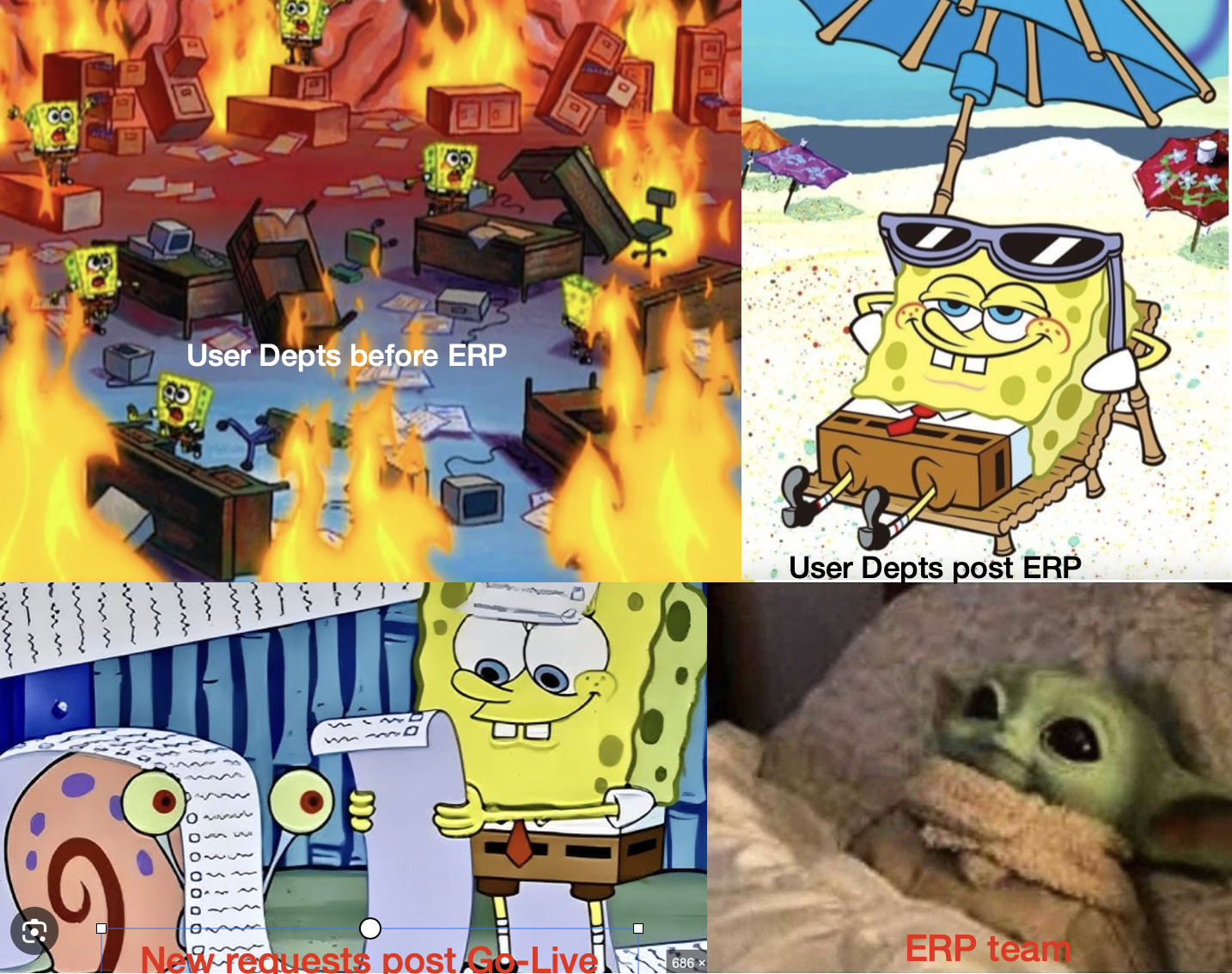 ERP life Blank Meme Template