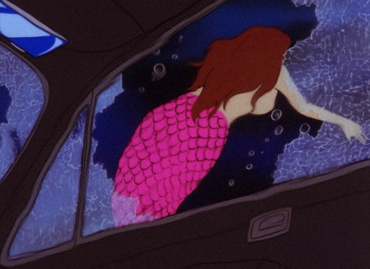 mermaid fujiko swimming Blank Meme Template