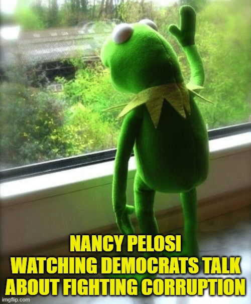 ahhhh, aint that cute | NANCY PELOSI WATCHING DEMOCRATS TALK ABOUT FIGHTING CORRUPTION | image tagged in corruption,government corruption,nancy pelosi,pelosi,congress,stock market | made w/ Imgflip meme maker