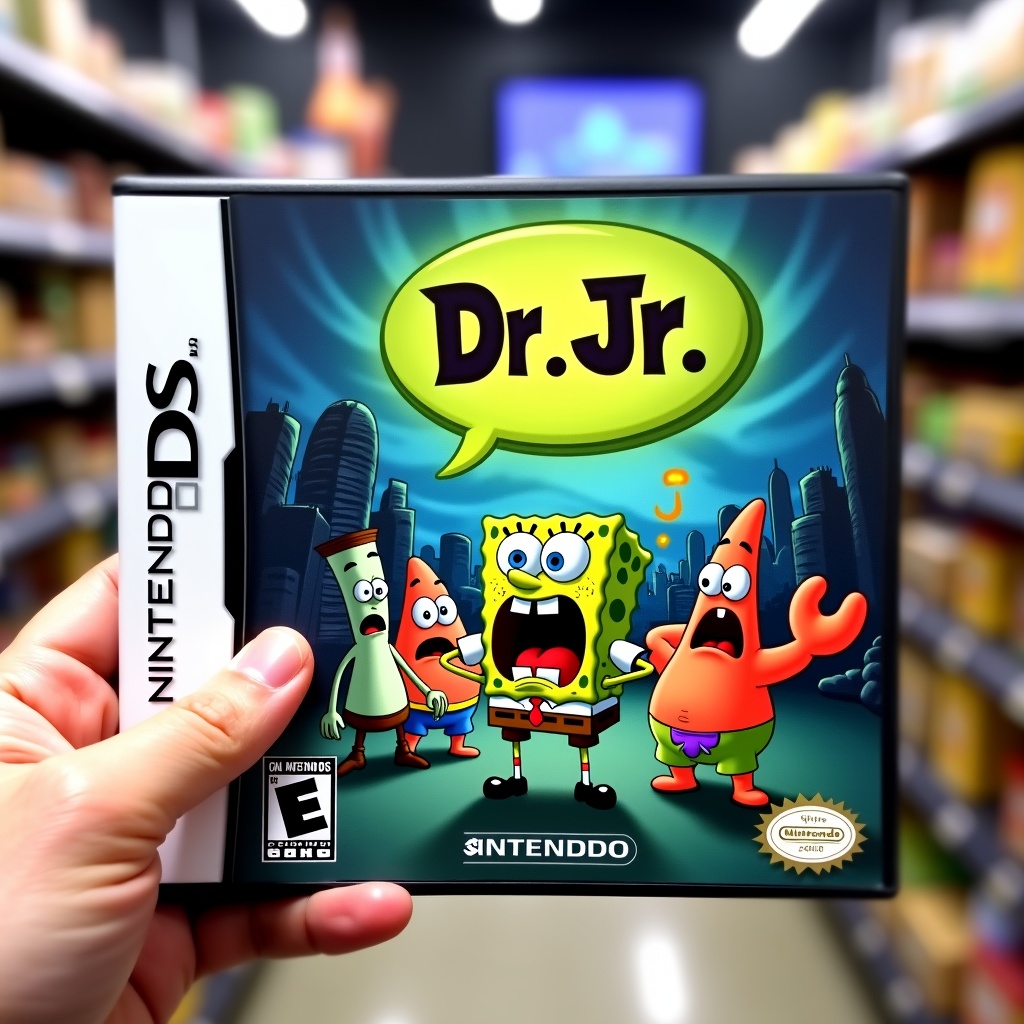 Dr. Jr. Nintendo DS game Blank Meme Template