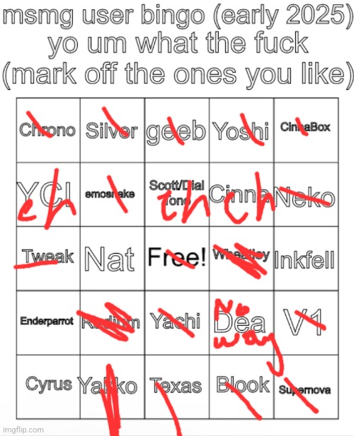 MSMG user bingo (Christmas 2024) | image tagged in msmg user bingo christmas 2024 | made w/ Imgflip meme maker