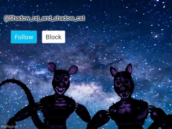 Shadow rat and cat announcement page | image tagged in shadow rat and cat announcement page | made w/ Imgflip meme maker