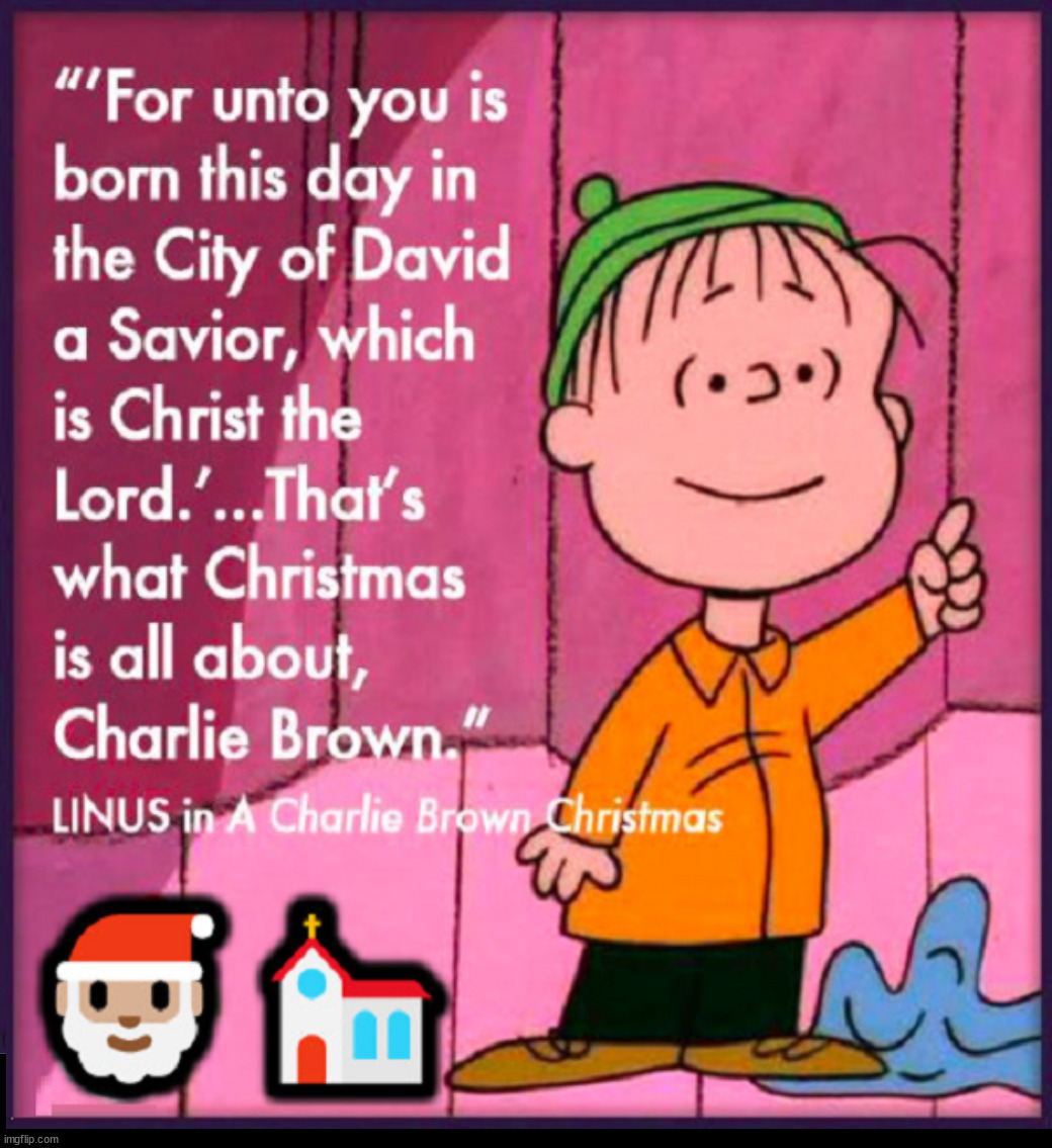 Love this speech at the end of the Peanuts Christmas Special | image tagged in christmas | made w/ Imgflip meme maker