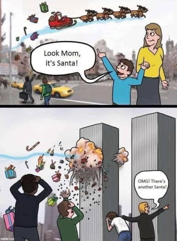 Santa's Sleigh | image tagged in dark humor | made w/ Imgflip meme maker