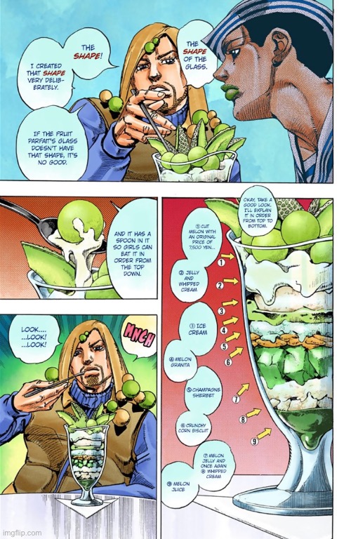 Anyone else have that one food from an anime you want to try but can’t because you’re lazy? | image tagged in jojo's bizarre adventure | made w/ Imgflip meme maker