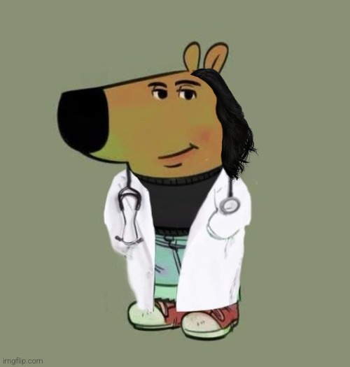 Just a chill gal doc | image tagged in chill guy medic | made w/ Imgflip meme maker