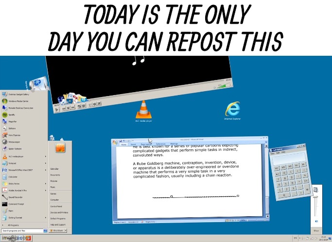 10 years of Deskloop... | TODAY IS THE ONLY DAY YOU CAN REPOST THIS | made w/ Imgflip meme maker