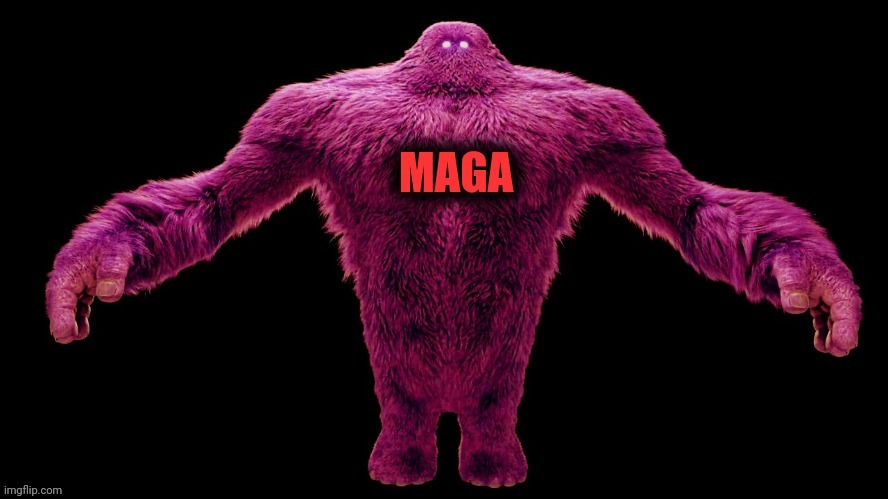 MAGA Monster | image tagged in maga monster | made w/ Imgflip meme maker