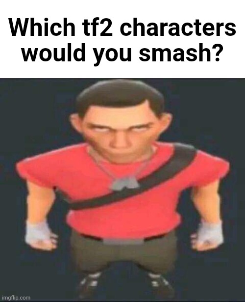 Non mercenaries included (e.g Saxton Hale, Жанна etc) | Which tf2 characters would you smash? | made w/ Imgflip meme maker