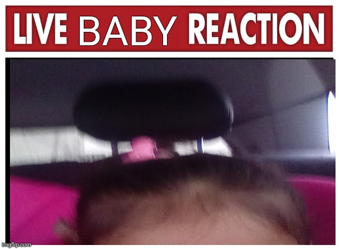 Live reaction | BABY | image tagged in live reaction | made w/ Imgflip meme maker