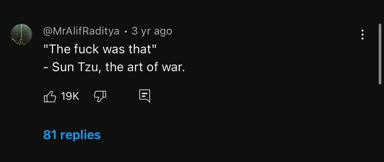 The Fuck was that? Sun Tzu, The art of war Blank Meme Template