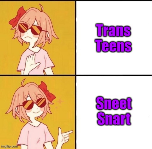 I identify as Sneet Snart | Trans Teens; Sneet Snart | image tagged in trans girl drake meme,e | made w/ Imgflip meme maker