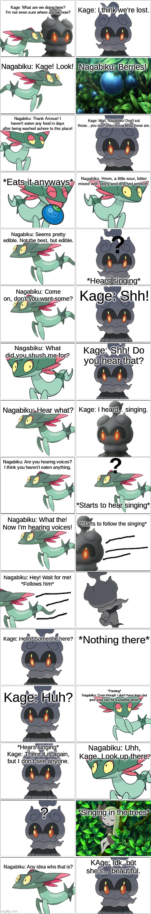 How Kage met Melody: Part 1.mp3 | image tagged in comic | made w/ Imgflip meme maker