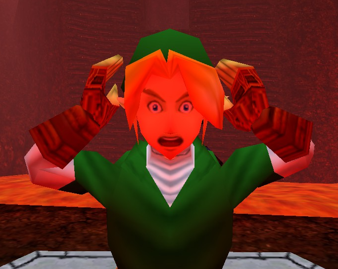 High Quality shocked link Blank Meme Template