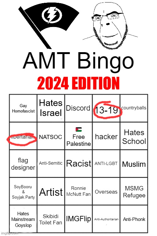 what the fuck is this piece of shit | image tagged in amt bingo 2024 edition | made w/ Imgflip meme maker