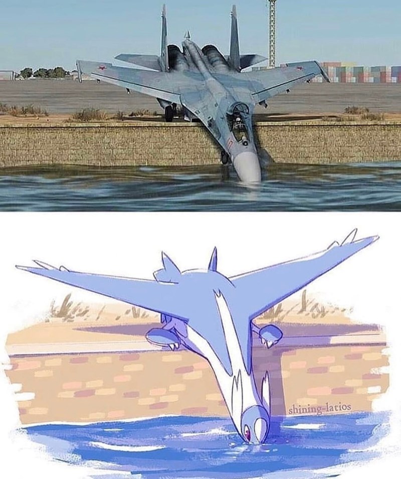 Latios nose dive Blank Meme Template