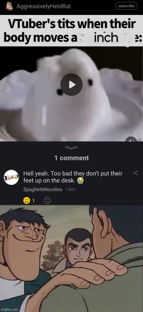 gotta pretend like i disagree | image tagged in cursed,cursed comment,horny | made w/ Imgflip meme maker