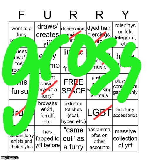 Furry Bingo V2 | image tagged in furry bingo v2 | made w/ Imgflip meme maker