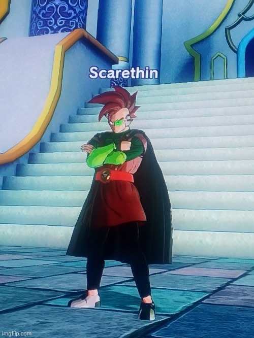 Xenoverse OC because I don't have Sparking Zero | made w/ Imgflip meme maker