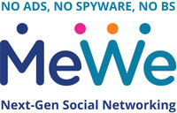 MeWe Logo 2 Blank Meme Template